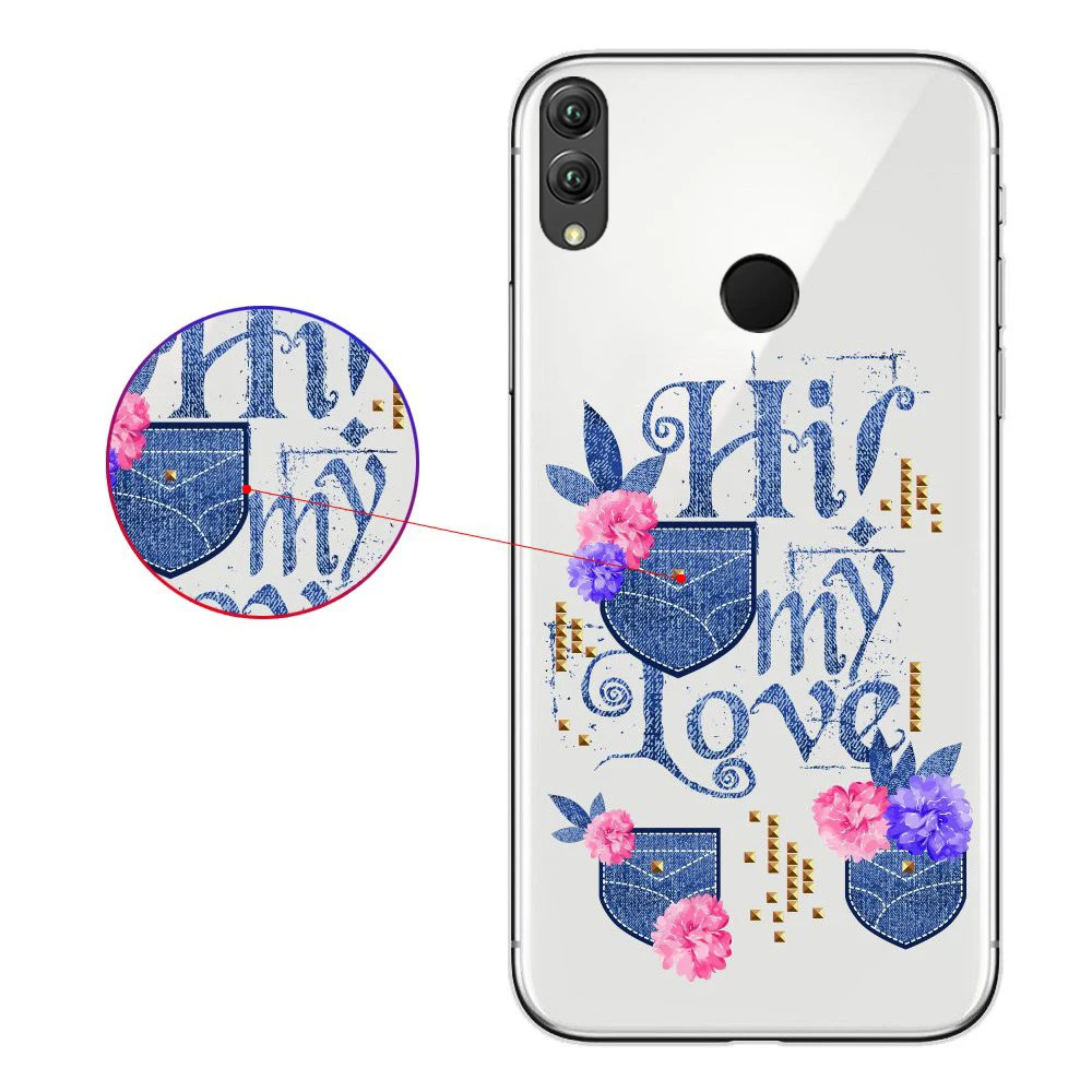 Ультратонкий милый цветочный узор резиновый мягкий из ТПУ силиконовый чехол для