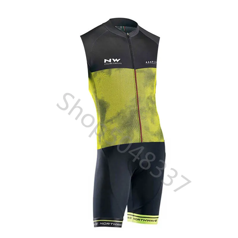 5 NW триатлон костюм для велоспорта Skinsuit Быстросохнущий без рукавов Велоспорт Джерси Мужская велосипедная Одежда Майо ciclismo hombre - Цвет: 5