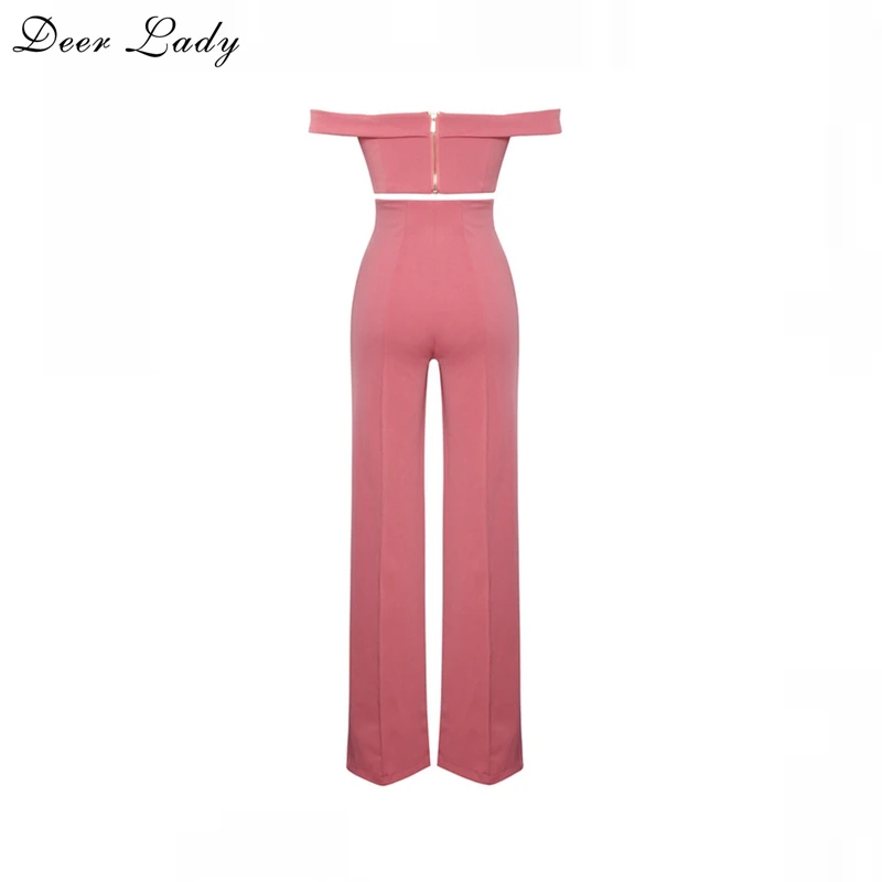 Женский сексуальный летний комплект из 2 предметов с оленем синий укороченный