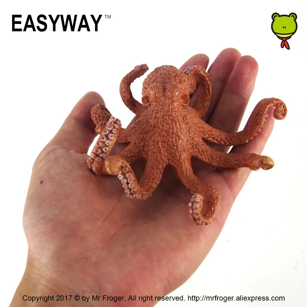 Набор игрушек в виде животных EASYWAY, пластиковый осьминог, фигурка из ПВХ, декор для морской жизни, модель симуляция дикой природы, украшения ... (art.: 7a4b34adb) - 7a4b34adb