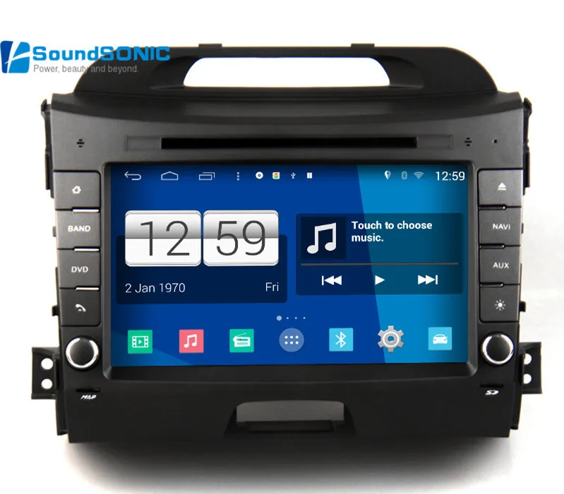 4 ядра Android 4.4.4 Авторадио GPS Navi мультимедийный плеер для Kia Sportage R 2013 2014 2015 dvd usb sd