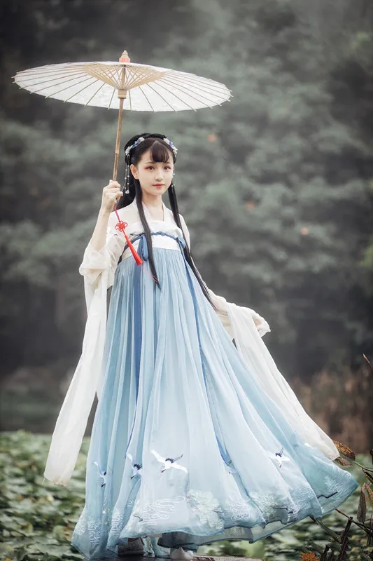 Женский маскарадный костюм феи Hanfu одежда китайское традиционное древнее платье танцевальная сценическая одежда классическое платье - Цвет: color2
