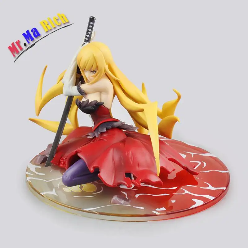 Аниме Фигурка 12 см Kizumonogatari Oshino Shinobu Kissshot ПВХ фигурка коллекционные игрушки модель