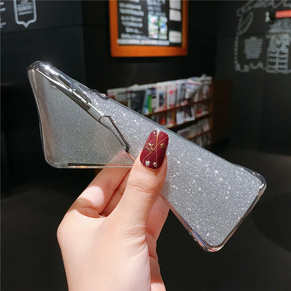 С сияющими Блестками Блестящие чехол для Samsung Галактики M30 A40S A10 A20 A70 A50 A60 A20E A40 Note 8 9 S8 S9 S10 плюс S7 силиконовый чехол
