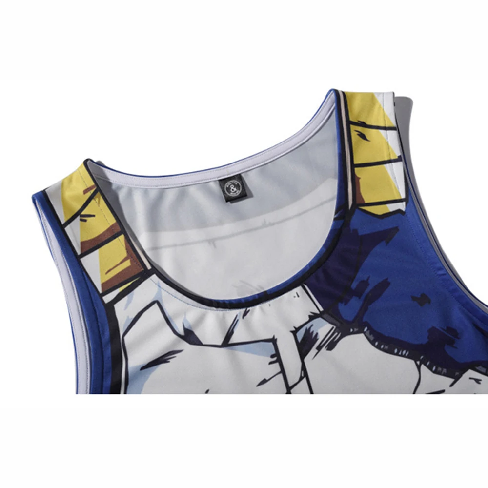 2019 новый летний Жемчуг дракона Наруто Вегета Сон Гоку Роши Печатный Бодибилдинг