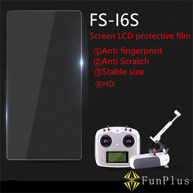 FS-I6S HD Пульт дистанционного управления закаленное стекло ЖК-экран Защитная