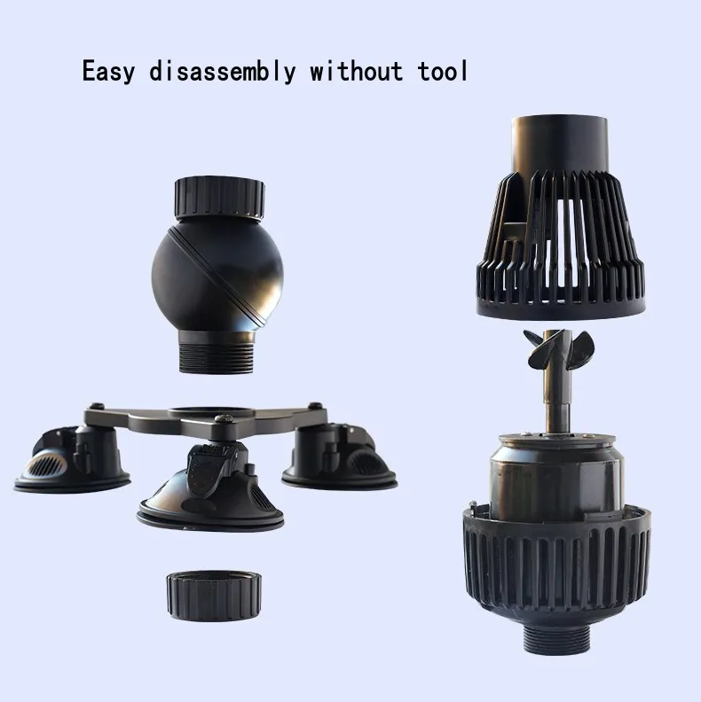 BOYU 115W 2000L/H Large Fish Tank WM Series Frequency Conversion Wave Making Pump Pond Diving Surfing Strong Power | Дом и сад