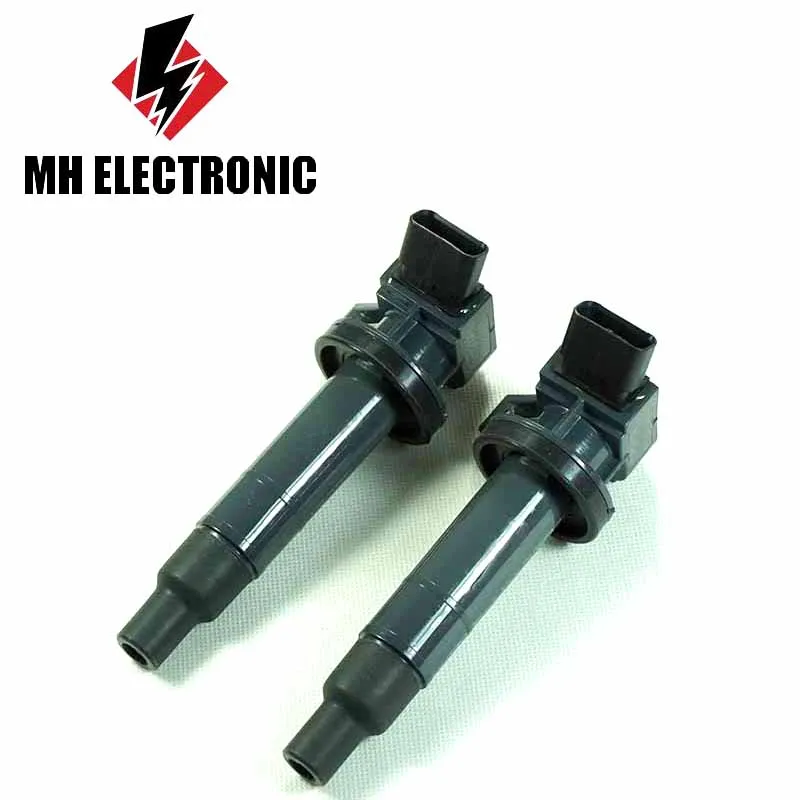 MH ELECTRONIC 2 шт./лот катушка зажигания двигателя для Toyota Altis Corolla Vitz Passo Yaris Belta Aygo 2004 -up