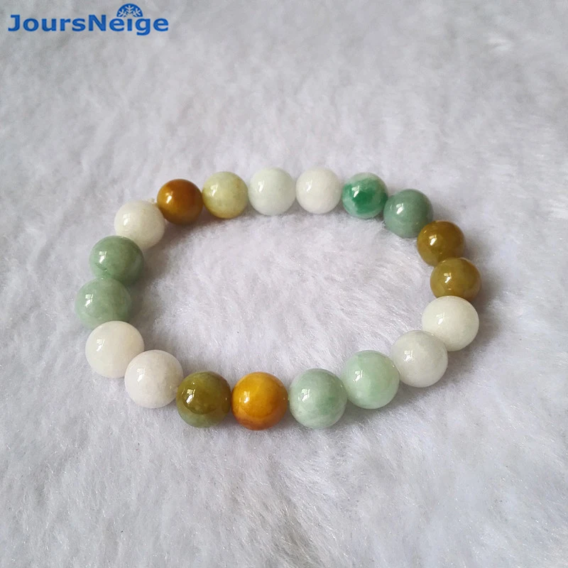 Браслеты из натурального камня трех цветов с круглыми бусинами|natural stone bracelet|stone
