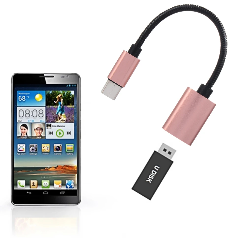 1 шт. USB C 3 Type Кабель адаптер OTG для передачи данных и синхронизации
