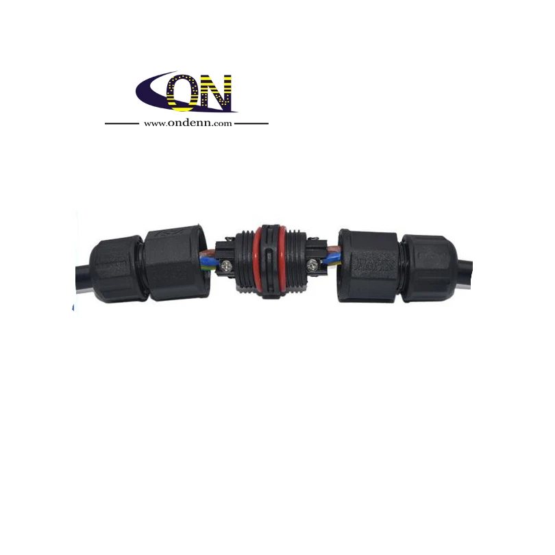 Водонепроницаемый Электрический кабель с 3 контактным разъемом IP67 для наружного