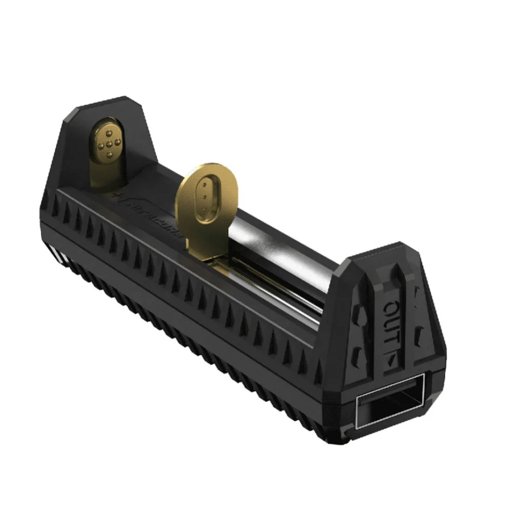 Оригинальное Nitecore F1 микро-USB умное зарядное устройство, зарядка, гибкий внешний аккумулятор для li-ion/IMR 26650 18650 батареи