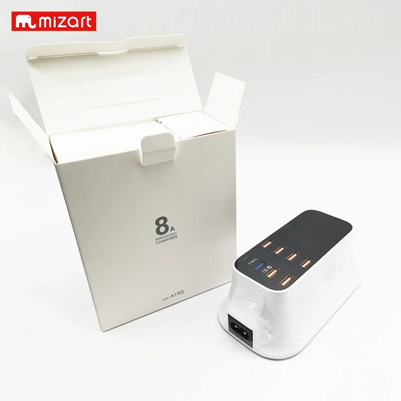 Быстрая USB зарядка 3 0 Смарт Тип C Зарядное устройство станция светодиодный