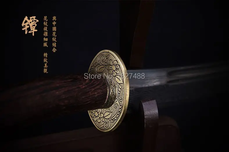 Груша Дерево Сая китайский Хан Тан кунгфу меч броги острый Полный Дамасская