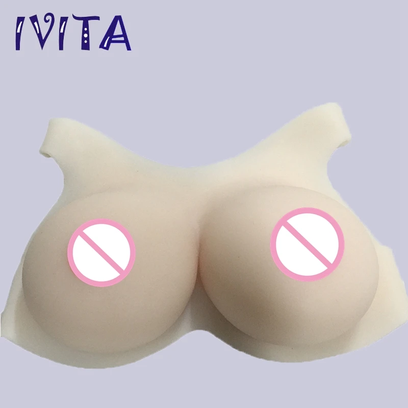 Силиконовые формы для груди IVITA 2400 г большие перекрестная грудь искусственная