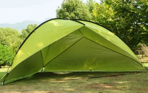 2 Wall Grass Green Открытый большой космос треугольная беседка палатка семейный пляж Зонт вечерние тент 1 стена/2 стены/3 стены Палатка УФ навес - Цвет: 2 Wall Grass Green