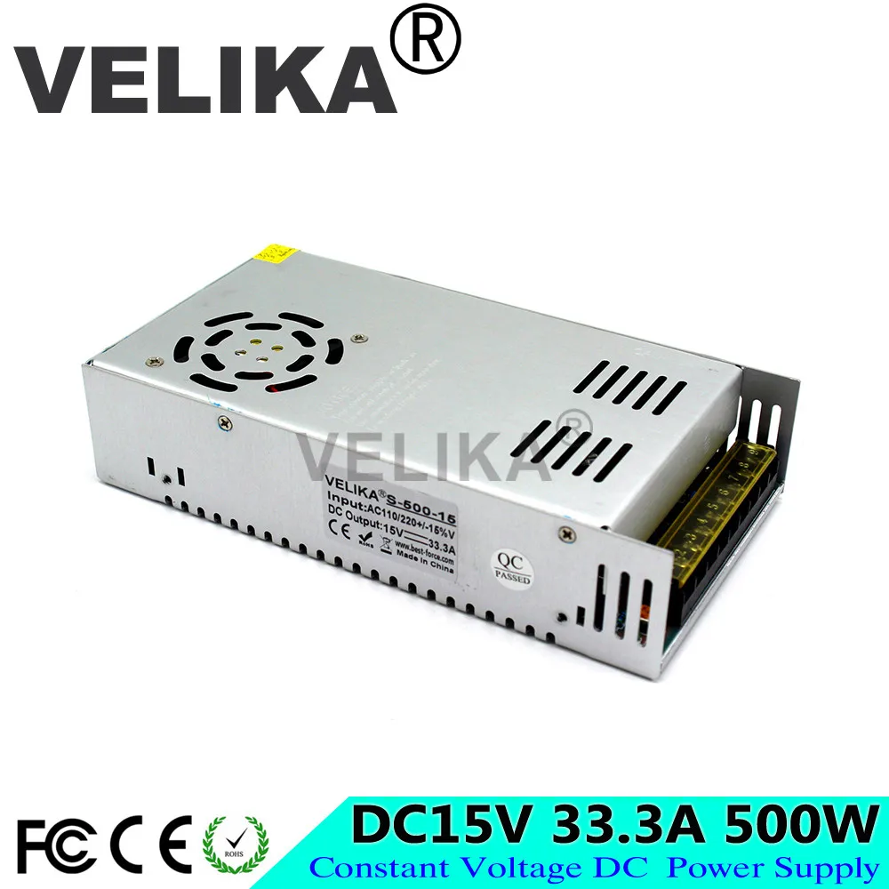 Импульсный источник питания DC12V 13,8 V 15 V 18 V 24 V 27 V 28 V 30 V 32 V 36 V 42 V 48 V 60 V 500 W светодиодный трансформатор драйвера AC 110 V 220 V DC SMPS