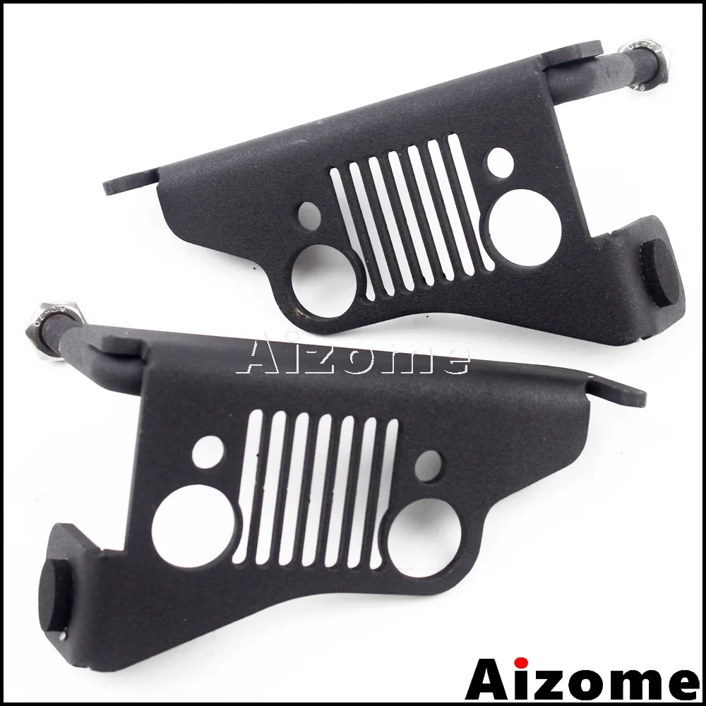 1 пара автомобильные Подножки педаль дверные ступени петли для Jeep Wrangler JK 2DR JKU 4DR