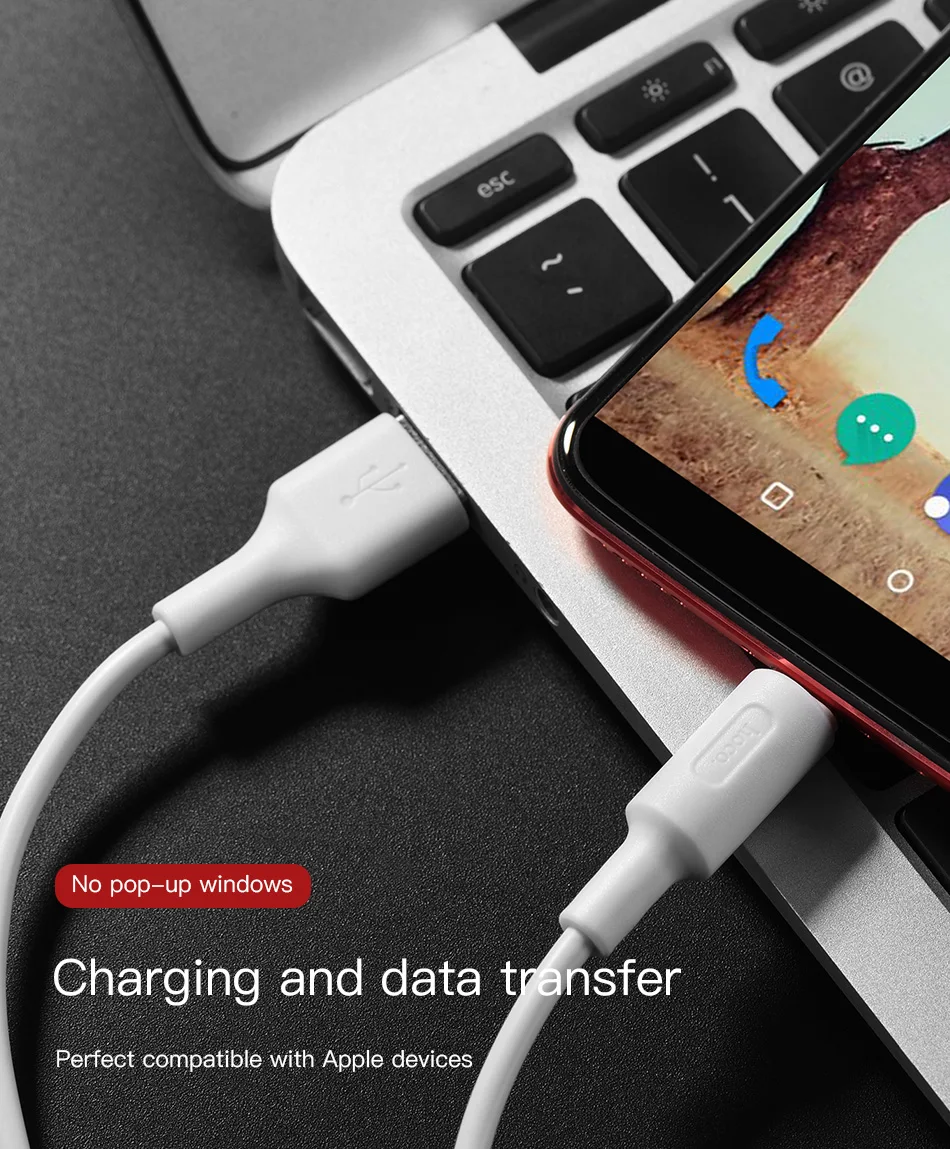 HOCO usb type-C кабель для samsung Quick Charge QC3.0 USB-C кабель для быстрой зарядки и синхронизации данных для Xiaomi huawei One Plus Android