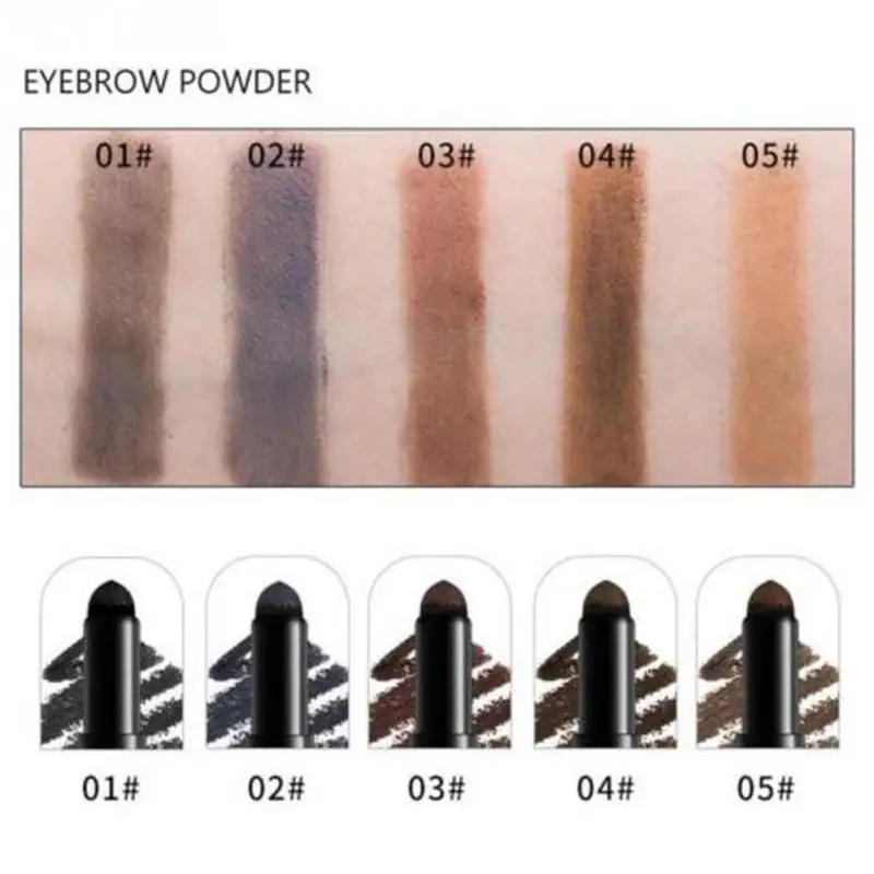 Creative Women 3-in-1 Waterproof Multifunctional Automatic Eyebrow Pigment Makeup Kit Pencil & Powder Brush |