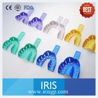 500 pairs plastic dental oral hygiene impression tray bite denture instrument without net