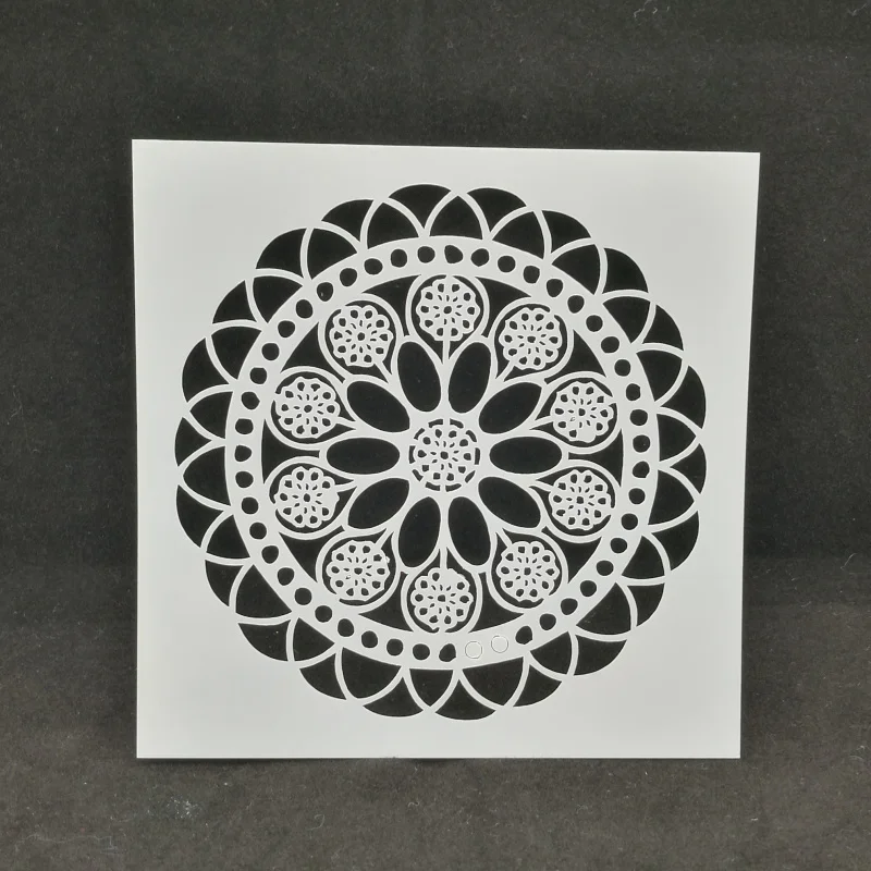 

Flower mat Layering Stencils Drawing Color Spraying Stencil for Diy scrapbook/photo album coloring,painting stencil,home decor