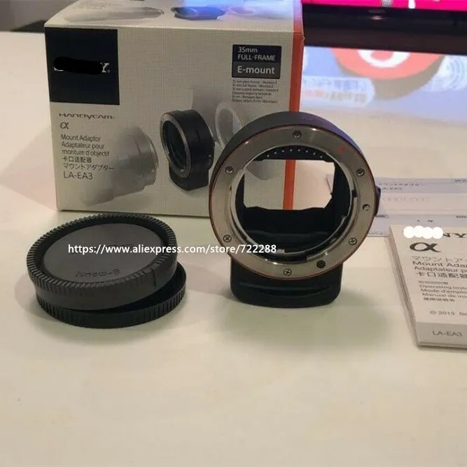 Новый LA EA3 крепление адаптер с креплением для объектива E Sony A6500 A7 A7SM2 A7RM3 A7M3 A9 A7RM2 A7M2