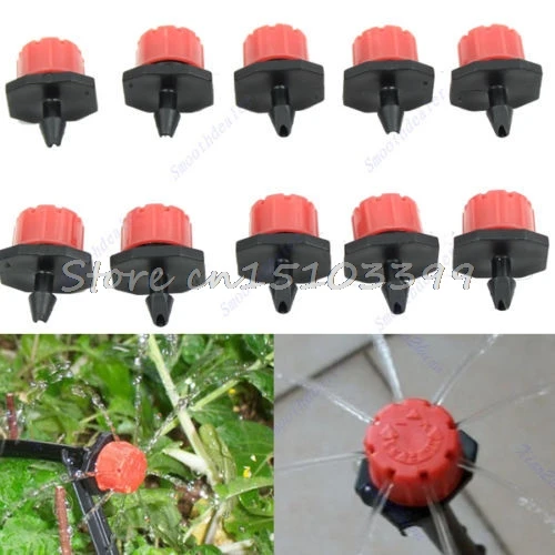 50Pcs Garden Irrigation Misting Micro Flow Dripper Drip Head 1/4'' Hose G08 Whosale&ampDropShip|hose garden hose|hose 1/4hose head |