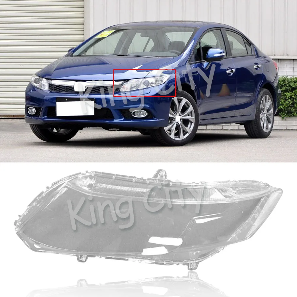 Capqx 1 шт. для Honda Civic 2012- передняя фара Lampcover фара дальнего света водостойкая яркая лампа тенты в виде ракушки крышка кепки
