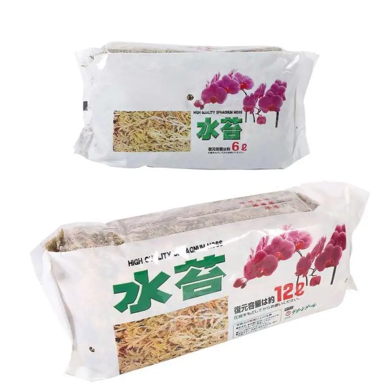 Органическое удобрение Sphagnum Moss 12 л Орхидея фаленопсис мусго цветы Садовые