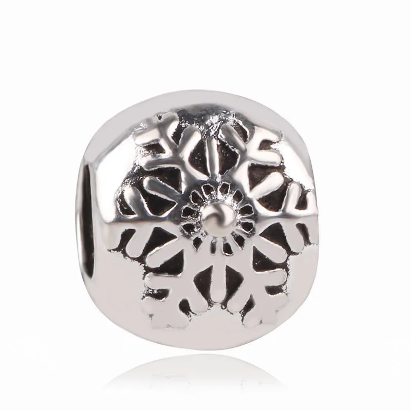 Ranqin оригинальная мода Европейский Шарм Снег подвеска-бусы серии Fit Pandora кулоны браслеты Сделай Сам Pandora ювелирные изделия