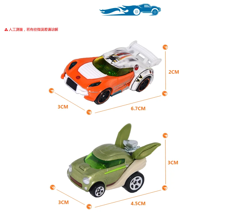 Подлинные Hot Wheels Звездные войны классический фильм тема серии ролевая модель автомобиля коллекция игрушек для детей мальчиков подарок на день рождения CGW35
