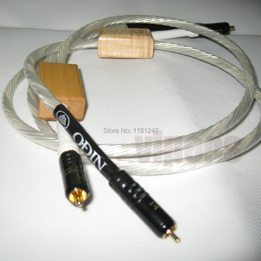 Аудиокабель Odin Supreme Reference RCA с позолоченным штекером 24 К для самостоятельного