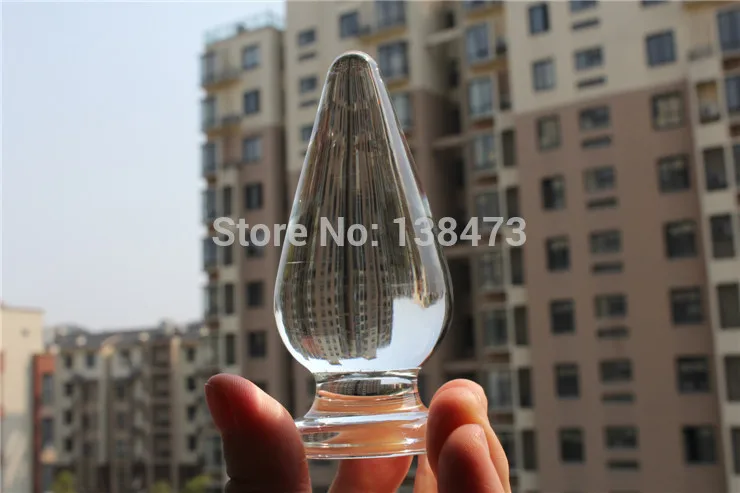 Хит продаж прозрачные фаллоимитаторы из пирекс-стекла 4 5*10 7 см анальные бусины