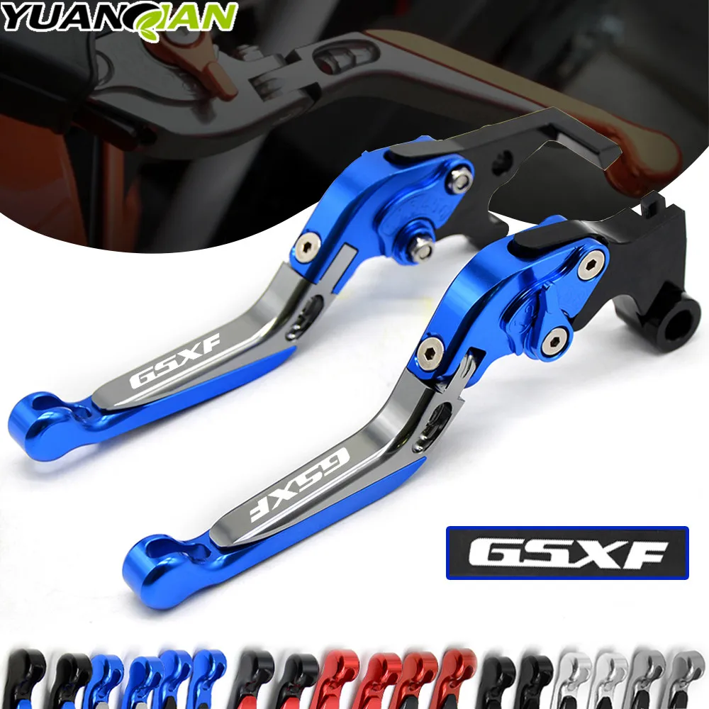 GSXF логотип Аксессуары для мотоциклов Складной Выдвижная сцепные рычаги SUZUKI GSX650F