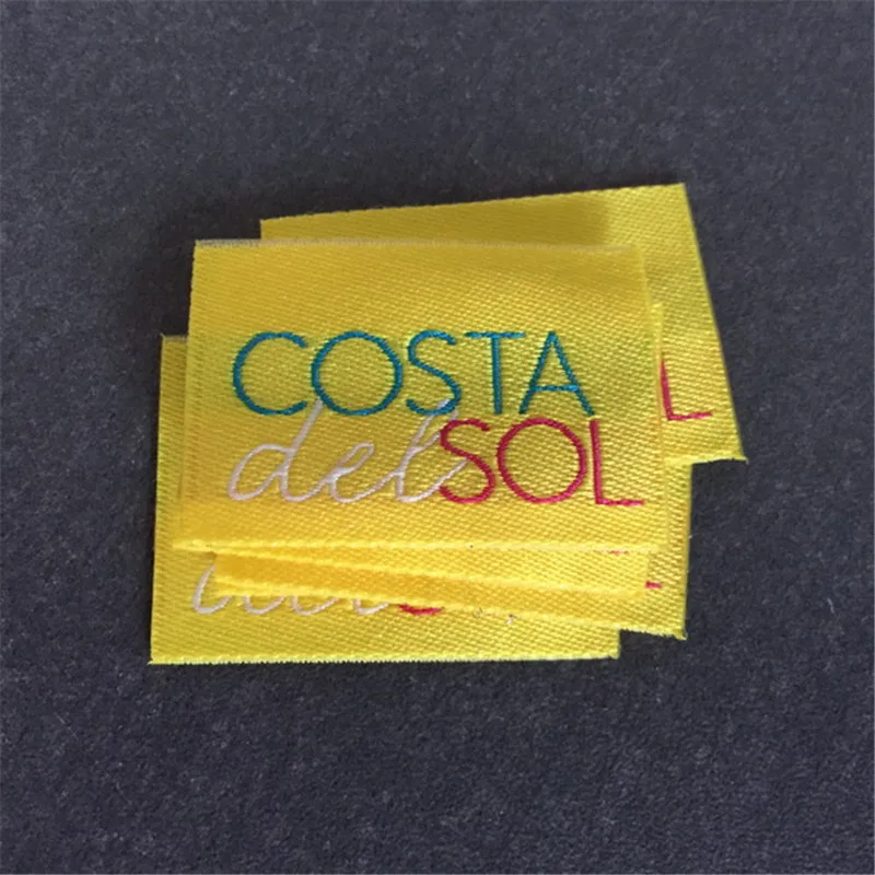 

customized logo brand name clothing tags woven kleding labels,garment accessories etiquetas main label tag for clothing