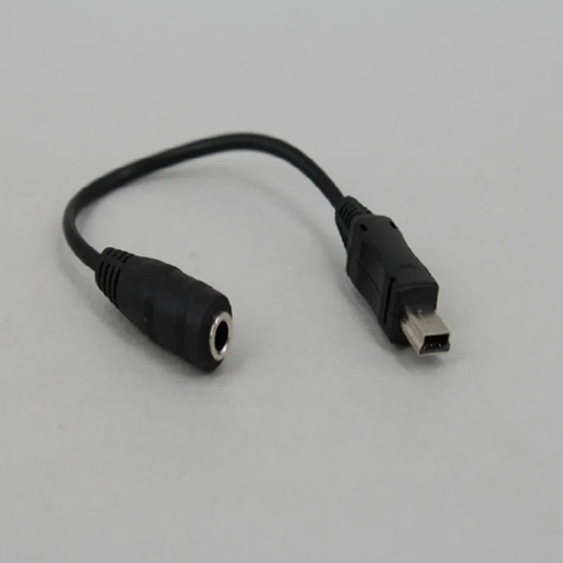 2 шт. мини USB штекер на гнездо 3 5 мм аудиокабель шнур для активного зажима микрофон