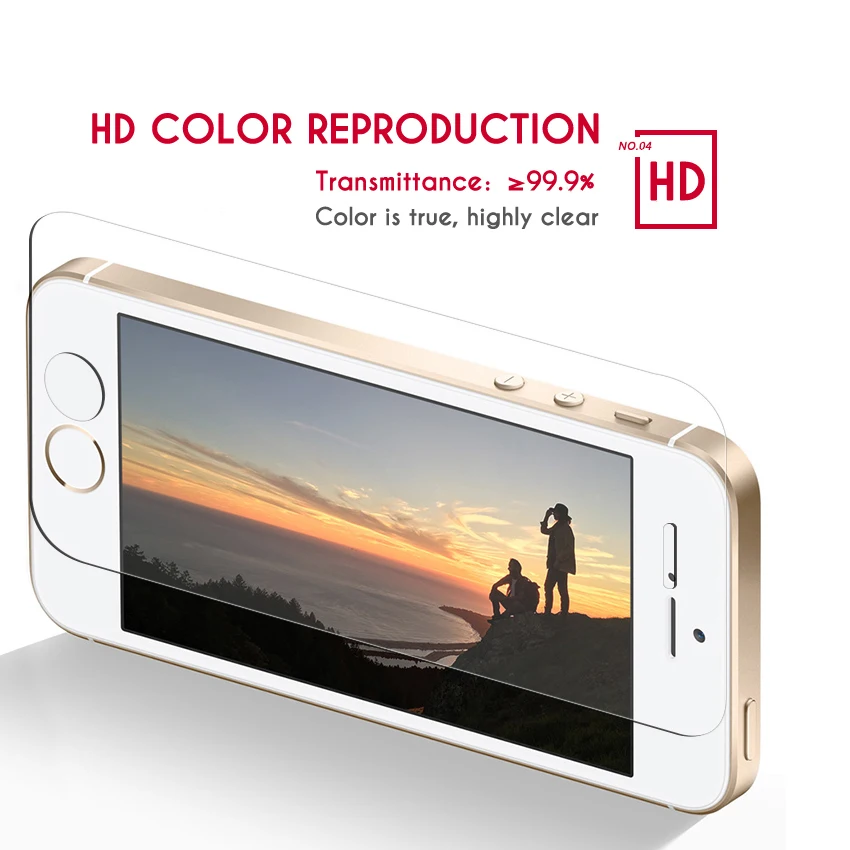 Защитное стекло закаленное для Iphone 5/Se/5c/5 S/E/C 2 шт. | Мобильные телефоны и