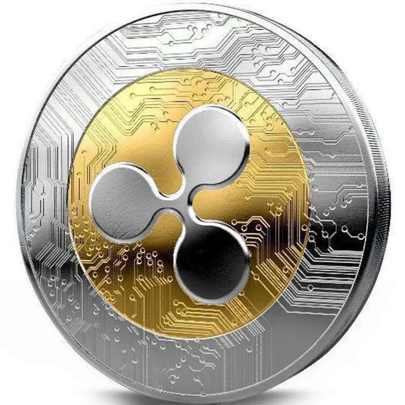 Новинка 1 шт. монета ряби XRP криптовалюминесцентная коллекционеров Подарочная