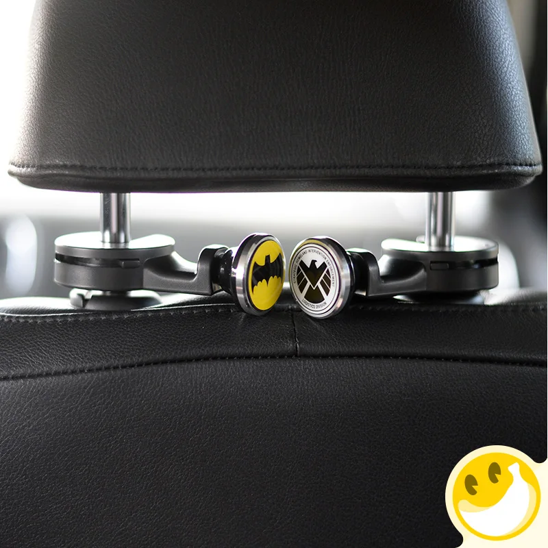 Multi-function Car Back Seat Headrest Hanger Holder Hooks Clips for Bag Purse Cloth Grocery phone holder Automobile Interior | Автомобили