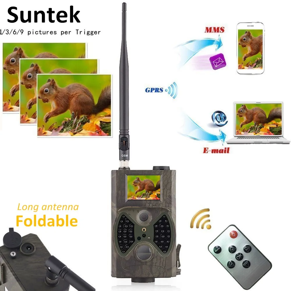 12MP фото ловушки электронная почта MMS GSM 1080P ночное видение охотничья ловушка HC300M дикая охотничья камера для охоты