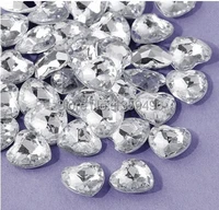 free shipping 1000 pcs lot 12mm acrylic silver heart shape wedding valentines table favor diamond confetti
