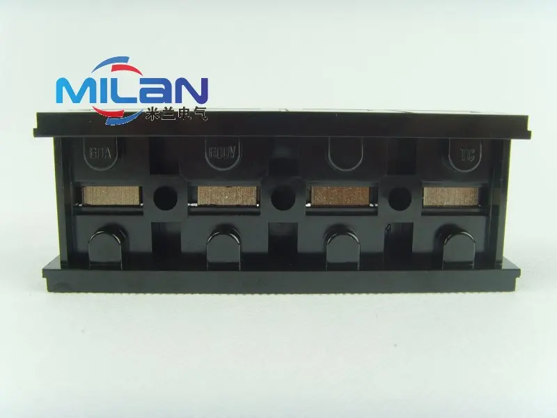 TC 604 фиксированные клеммы высокого тока Монтажные платы разъемы 60A 4 P медные