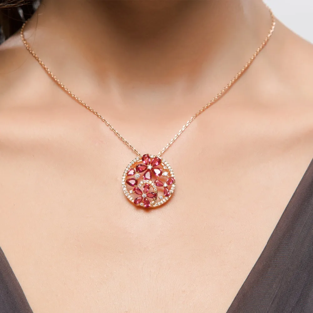 Новейшие высококачественные крошечные кубические циркониевые ожерелья Luoteemi