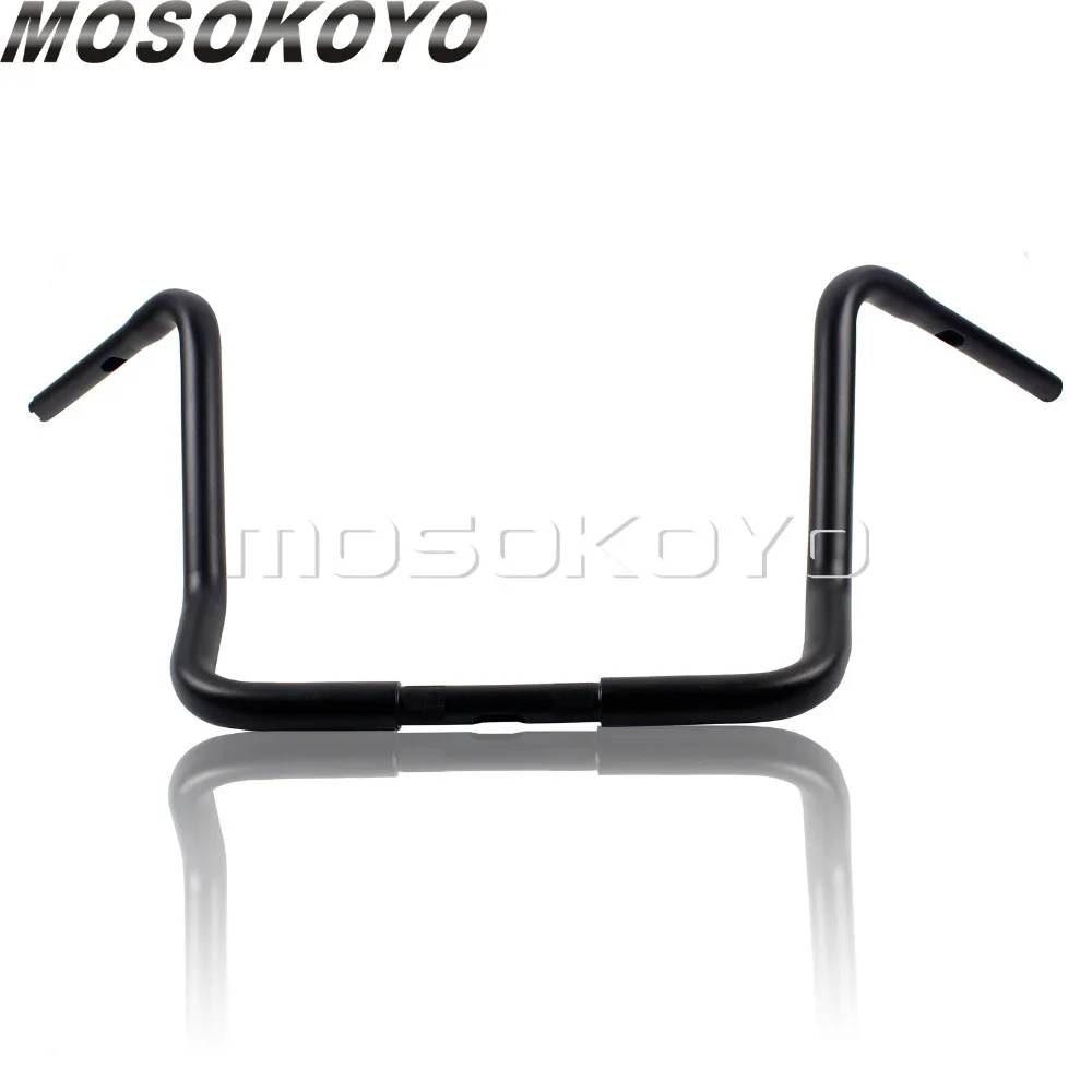 12 &quotRise Drag Handlebar 38&quot Wide 1 1/4 &quotбар для Harley Touring Dressers Baggers FLHT FLHTC 1982-2018 обтекатель бар