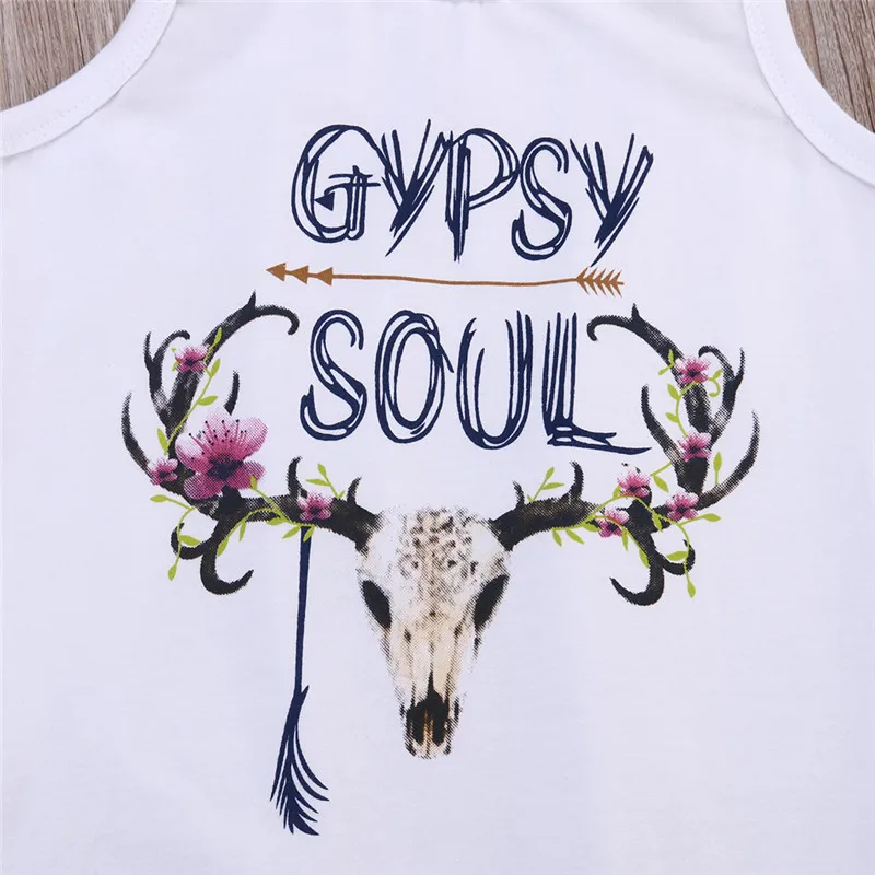 2017 Cute Toddler Baby Kids Girl summer Dress Party GYPSY soul letter dress Sundress Outfits baby girl Clothes 0-4Y vestidos | Детская