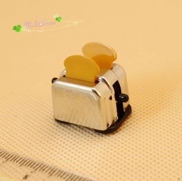

MINI doll house Model Kitchen Accessories Metal Toaster