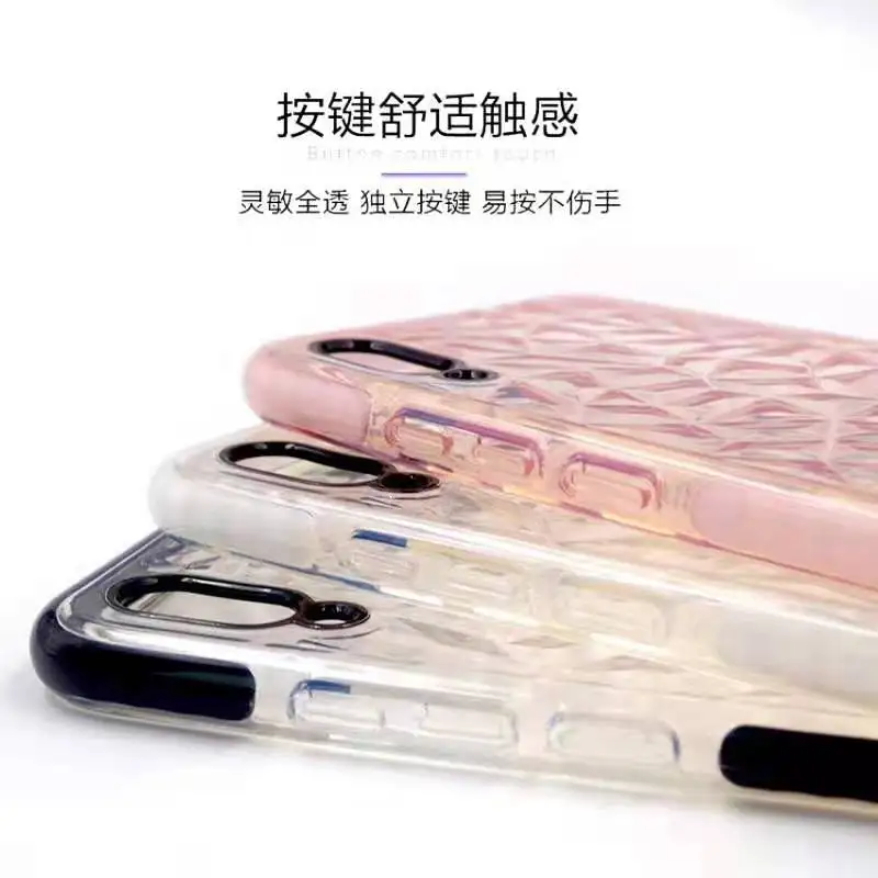 Модный Роскошный прозрачный мягкий чехол со стразами для Apple iphone 6 7 8 Plus X XR XS Max