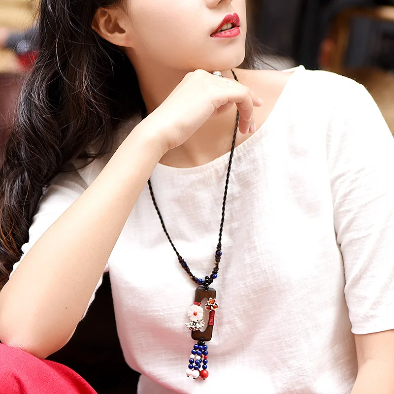 Камни камень натуральный корпус тайские украшения этническое деревянное