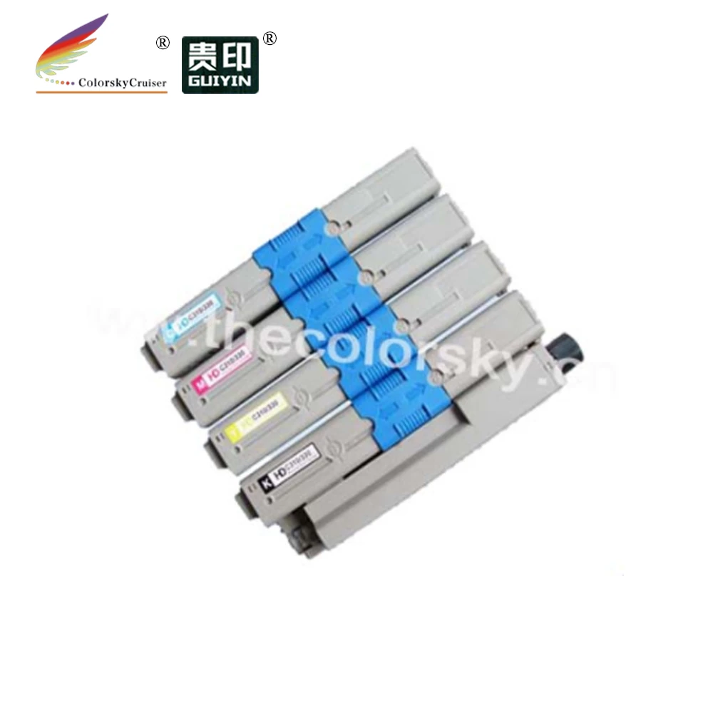 (CS-OC301) цветной тонер laserjet Принтер лазерный картридж для OKI 44973534 44973533 C 301 301DN 321 321DN (2